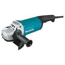 7" x 17-3/4" Angle Grinder with Lockâ€‘On Switch