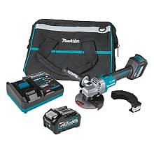 4-1/2" x 5" 40V max XGT Brushless Cordless Angle Grinder Kit with Electric Brake, AWS Capable (4.0Ah)