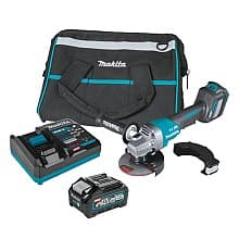 4-1/2" x 5" 40V max XGT Brushless Cordless Paddle Switch Angle Grinder Kit with Electric Brake, AWS Capable (4.0Ah)