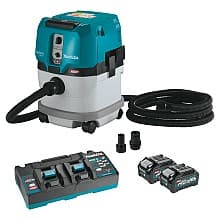 40V max XGT 4 Gallon Brushless Cordless HEPA Filter Dry Dust Extractor Kit with AWS Capable (4.0Ah)