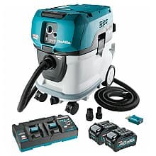 80V Max (40V Max X2) XGT Brushless Cordless 10 Gallon HEPA Filter Wet/Dry Dust Extractor/Vacuum Kit AWS (4.0Ah)