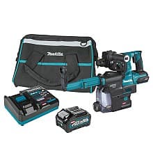 40 V Max XGT Brushless Cordless 1-1/8" SDS-PLUS AVT Rotary Hammer Kit with Dust Extractor/AFT/AWS Capable (4.0Ah)