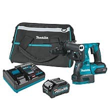 40 V Max XGT Brushless Cordless 1-1/8" SDS-PLUS AVT Rotary Hammer Kit with Interchangeable Chuck/AWS Capable (4.0Ah)