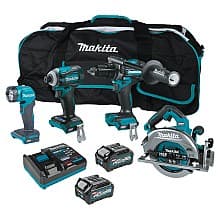 GT400M1D1 40V max XGT Brushless Cordless 4-Piece Combo Kit (2.5Ah/4.0Ah)