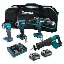 40V max XGT Brushless Cordless 4-Piece Combo Kit (2.5Ah/4.0Ah)