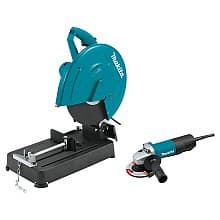 14" Cut-Off Saw/Angle Grinder with 4-1/2" Paddle Switch