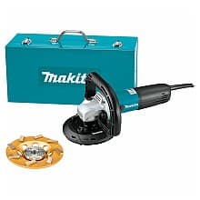 5" Compact Concrete Planer with Dust Extraction Shroud/Diamond Cup Wheel