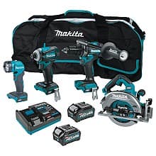 GT400M1D1 40V max XGT Brushless Cordless 4-Piece Combo Kit (2.5Ah/4.0Ah)