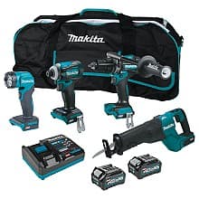 GT401M1D1 40V max XGT Brushless Cordless 4-Piece Combo Kit (2.5Ah/4.0Ah)