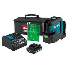 12 V Max CXT Lithium-Ion Cordless Self-Leveling Cross-Line Green Beam Laser Kit (2.0Ah)