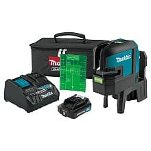 12 V max CXT Lithium-Ion Cordless Self-Leveling Cross-Line/4-Point Green Beam Laser Kit (2.0Ah)