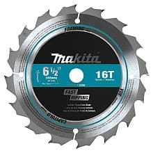 6-1/2" x 16 Teeth Ultra-Thin Kerf Framing Circular Saw Blade