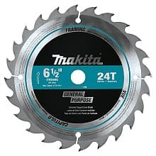 6-1/2" x 24 Teeth Ultra-Thin Kerf Framing Circular Saw Blade