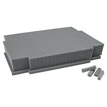 Customizable Foam Insert for MAKPAC Interlocking Cases