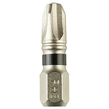 #3 x 1" Impact XPS Phillips Drive Insert Bit, 1/4" Shank (25/Pack)