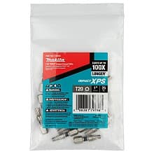 T20 x 1" Impact XPS Torx Drive Insert Bit (25/Pack)
