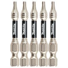 T10 x 2" Impact XPS Torx Drive Power Bit, 1/4" Shank (5/Pack)