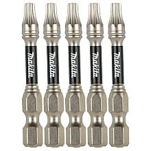 T20 x 2" Impact XPS Torx Drive Power Bit, 1/4" Shank (5/Pack)