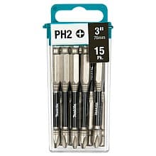 #2 x 3" Impact XPS Phillips Drive Power Bit, 1/4" Shank (15/Pack)