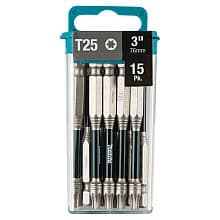 T25 x 3" Impact XPS Torx Drive Power Bit (15/Pack)