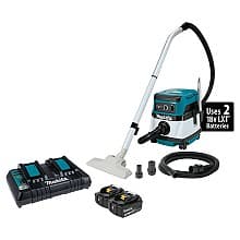 36V LXT Corded 2.1 Gallon HEPA Filter Dry Dust Extractor/Vacuum Kit (5.0Ah)