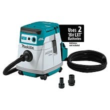 36V LXT Brushless 4 Gallon HEPA Filter Dry Dust Extractor Tool Only