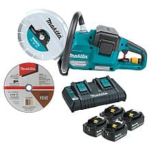 36V LXT Brushless 9" Power Cutter Kit with AFT/Electric Brake/4 Batteries (5.0 Ah)