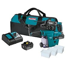 18V LXT Lithium-Ion Brushless Cordless 1" SDS-PLUS Rotary Hammer Kit with HEPA Dust Extractor Attachment (5.0Ah)