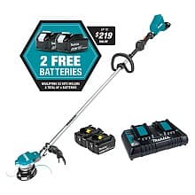 36V LXT Lithium-Ion Brushless Cordless String Trimmer Kit with 4 Batteries (5.0 Ah)
