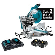 36V LXT Brushless 10" Dual-Bevel Sliding Compound Miter Saw Kit with AWS/Laser (5.0Ah)
