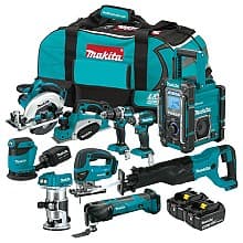 18V LXT Lithium-Ion Cordless 10-Piece Woodworking Combo Kit (4.0Ah)