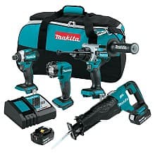 XT453T 18V LXT Lithium-Ion Brushless Cordless 4-Piece Combo Kit (5.0Ah)