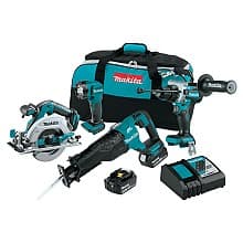 XT454T 18V LXT Lithium-Ion Brushless Cordless 4-Piece Combo Kit (5.0Ah)