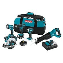 18V LXT Lithium-Ion Cordless 5-Piece Combo Kit (3.0Ah)