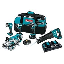 18V LXT Lithium-Ion Brushless Cordless 5-Piece Combo Kit (5.0Ah)