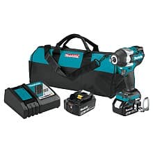 18V LXT Lithium-Ion Brushless Cordless Mid-Torque Impact Wrench Kit with Friction Ring Anvil (5.0Ah)
