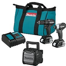 Brushless Cordless Impact Driver-Drill, 18V LXT® with FREE Bluetooth® Speaker