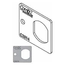 2014 Cam Lock Mounting Plate, Zinc-Plated