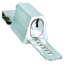 8140 Pin Tumbler Ratchet Lock, Dull Chrome