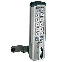 RegulatoR 1-3/16" Right Hand Mount Electronic Manual Lock, Satin Chrome, Keyless