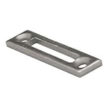 2" Slotted Strike Large Pin, Bright Brass
