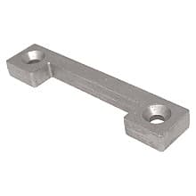 2-3/8" Notched Bar Strike, Satin Chrome