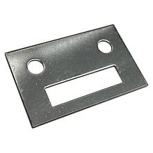 2" Heavy Duty Strike Plate, Stainless Steel