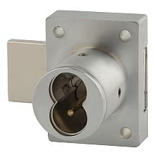 721DR No Core Deadbolt Door Lock Body, Satin Chrome, 1-3/8" Cylinder Length