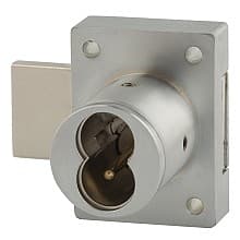 721DR No Core Deadbolt Door Lock Body, Satin Chrome