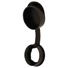 Miniature Cam Lock Dust Cover, Black
