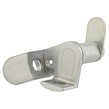 Padlockable Cam Lock with Finger Pull, Satin Chrome