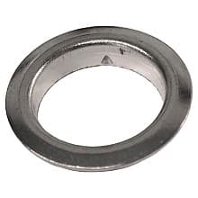 Trim Ring for 7/8" Diameter Cabinet Lock, Satin Chrome