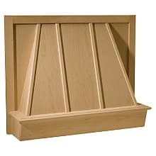 36" Omega Series Canopy Range Hood with Broan Liner, Rift White Oak