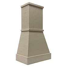 30" Modern Tapered Range Hood with Broan Ventilation